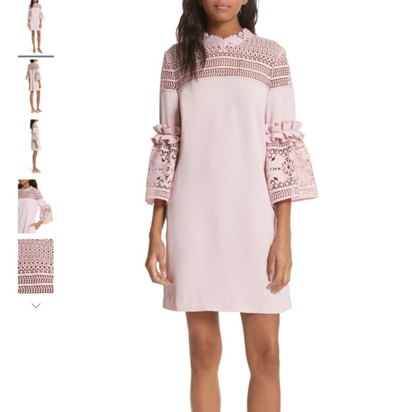 ted baker bell sleeve dress
